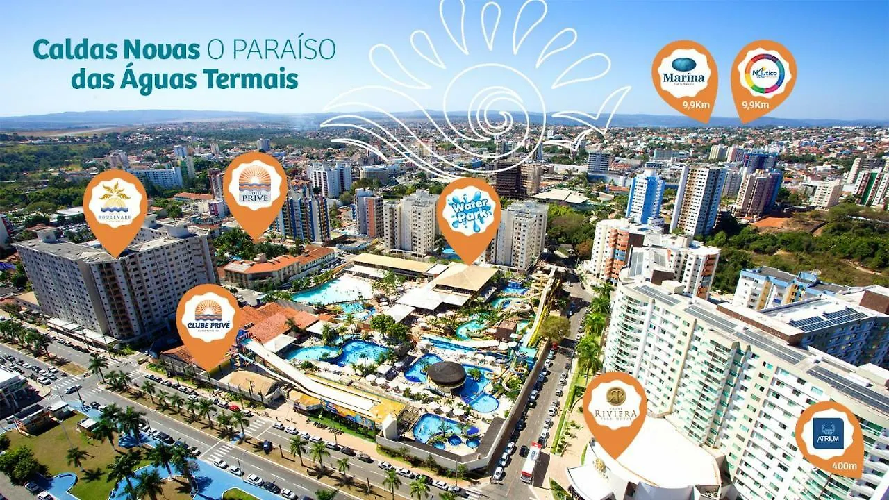 ****  Riviera Park Hotel By Wam Experience Caldas Novas Brazil
